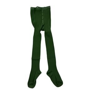 NEW Green Ribbed Tights
